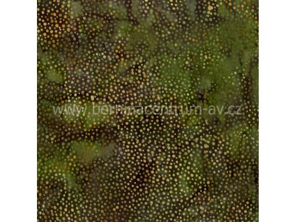 Hoffman 3019-036 bali batika puntík vícebarevná bavlněná látka patchwork