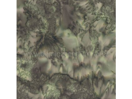 Hoffman 3018-308 bali batika hnědá bavlněná látka patchwork