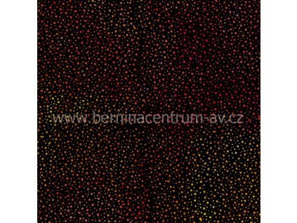 Hoffman 3019-065 bali batika puntík vícebarevná bavlněná látka patchwork