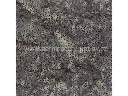 Hoffman 3019-061 bali batika puntík šedá bavlněná látka patchwork