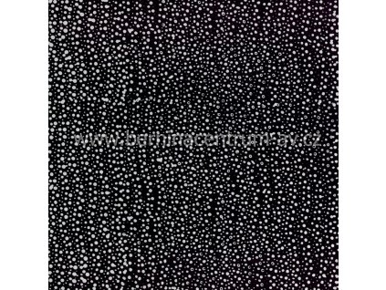 Hoffman 3019-040 bali batika puntík černá bavlněná látka patchwork
