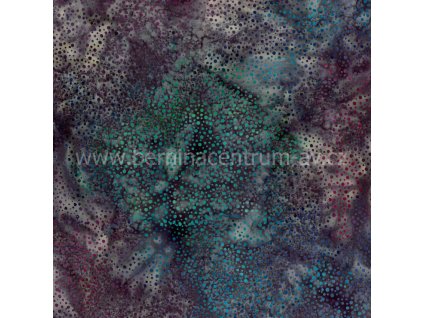 Hoffman 3019-060 bali batika puntík vícebarevná bavlněná látka patchwork