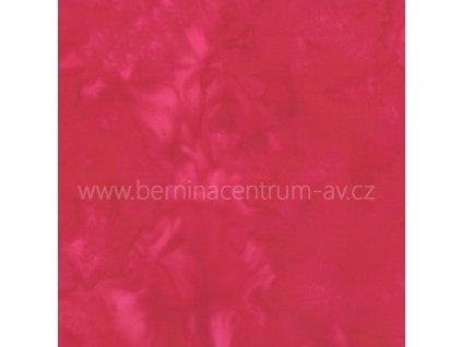 Hoffman 3018-348 bali batika červená bavlněná látka patchwork