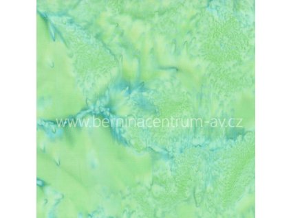 Hoffman 3018-226 bali batika zelená bavlněná látka patchwork