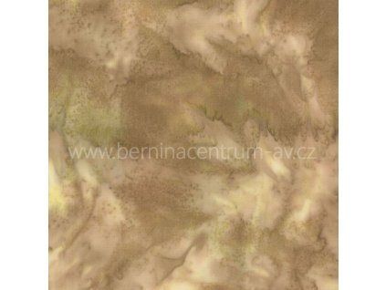 Hoffman 3018-036 bali batika hnědá bavlněná látka patchwork