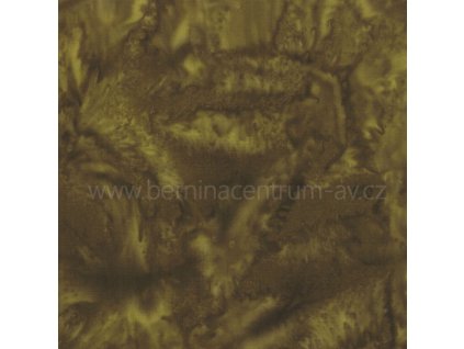 Hoffman 3018-058 bali batika hnědá bavlněná látka patchwork