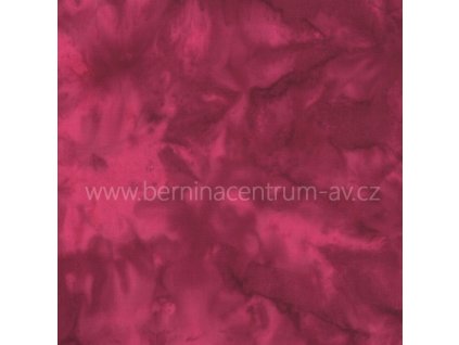 Hoffman 3018-244 bali batika vínová bavlněná látka patchwork