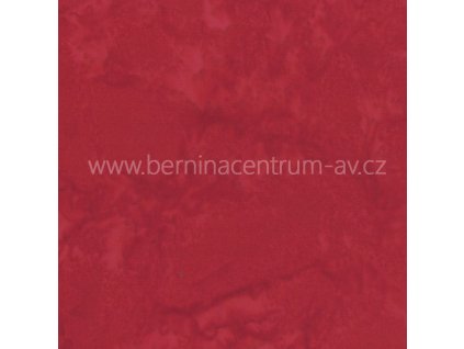 Hoffman 3018-292 bali batika červená bavlněná látka patchwork