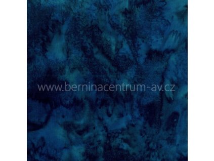 Hoffman 3018-338 bali batika modrá bavlněná látka patchwork