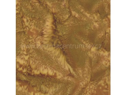 Hoffman 3018-415 bali batika zlatá bavlněná látka patchwork