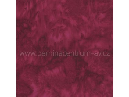 Hoffman 3018-143 bali batika červená bavlněná látka patchwork