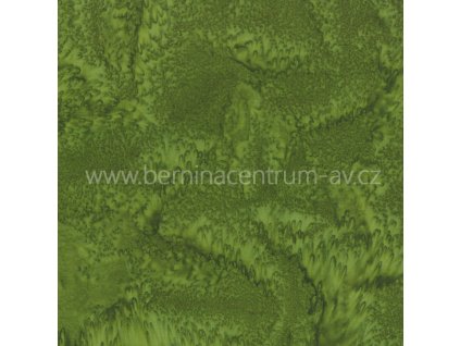 Hoffman 3018-331 bali batika zelená bavlněná látka patchwork