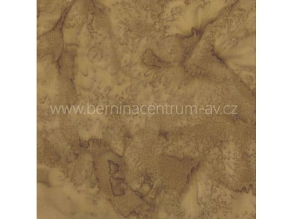 Hoffman 3018-342 bali batika hnědá bavlněná látka patchwork