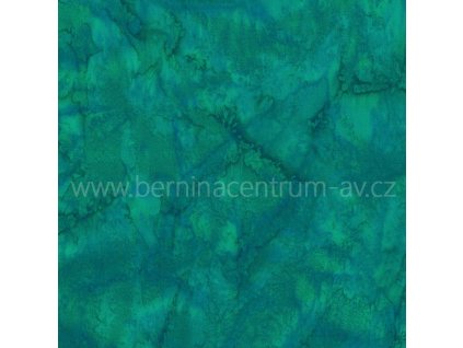 Hoffman 3018-146 bali batika zelená bavlněná látka patchwork