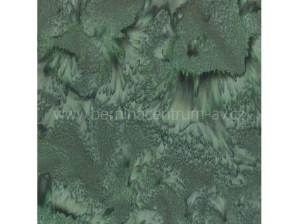 Hoffman 3018-426 bali batika zelená bavlněná látka patchwork