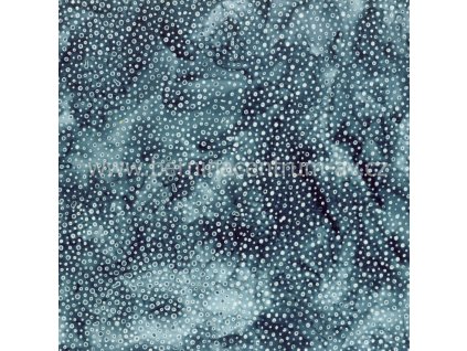 Hoffman 3019-111 bali batika puntík modrá bavlněná látka patchwork