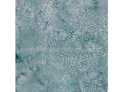 Hoffman 3019-112 bali batika puntík šedá bavlněná látka patchwork