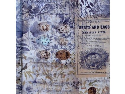 Tim Holtz Eggs Wallflower ostatní potisk vícebarevná bavlněná látka patchwork