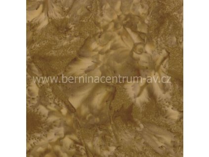 Hoffman 3018-605 bali batika hnědá bavlněná látka patchwork