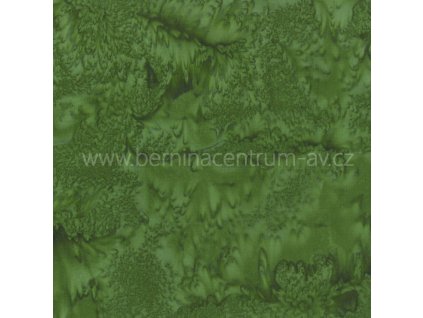 Hoffman 3018-365 bali batika zelená bavlněná látka patchwork