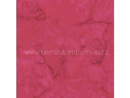 Hoffman 3018-208 bali batika červená bavlněná látka patchwork