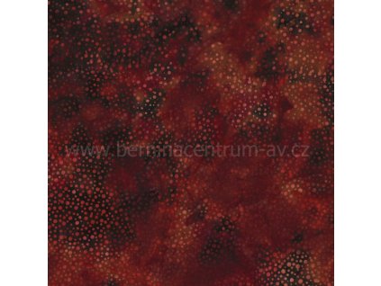Hoffman 3019-168 bali batika puntík vícebarevná bavlněná látka patchwork