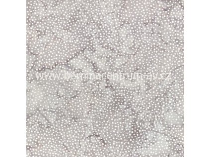 Hoffman 3019-080 bali batika puntík šedá bavlněná látka patchwork