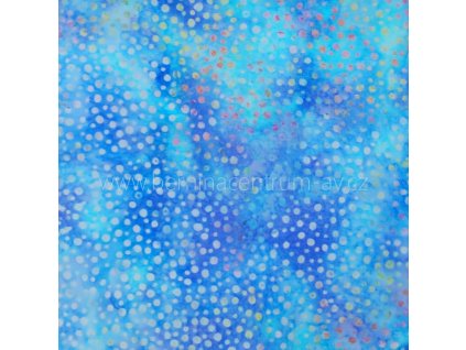 Hoffman 3019-145 bali batika puntík vícebarevná bavlněná látka patchwork