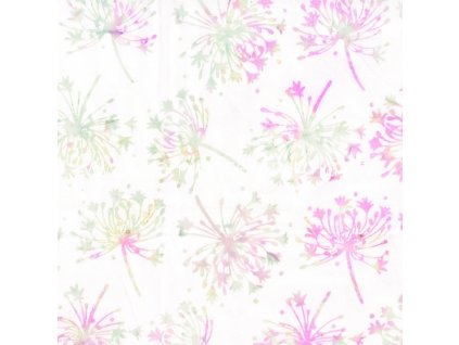 Hoffman 3355-403 bali batika potisk růžová bavlněná látka patchwork