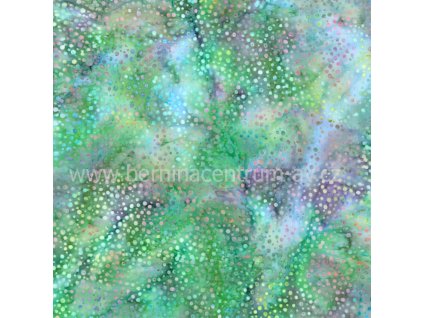 Hoffman 3019-105 bali batika puntík vícebarevná bavlněná látka patchwork