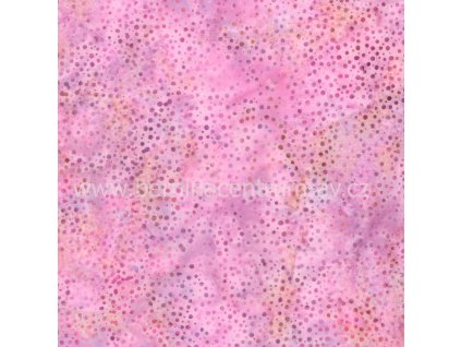 Hoffman 3019-122 bali batika puntík vícebarevná bavlněná látka patchwork