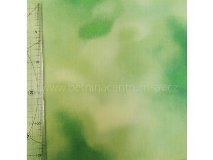 Stof 6200-675 zelená bavlněná látka patchwork