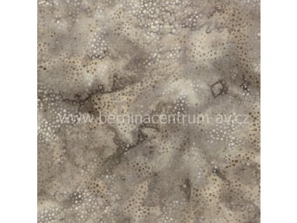 Hoffman 3019-130 bali batika puntík hnědá bavlněná látka patchwork