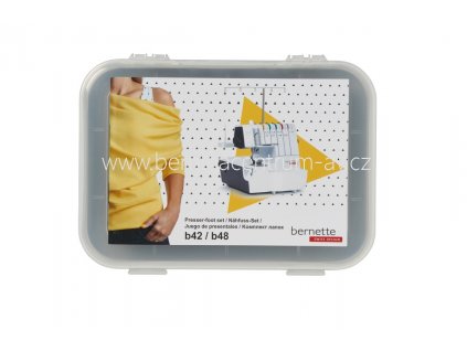 Bernina Bernette overlock 42,48 sada patek coverlockových