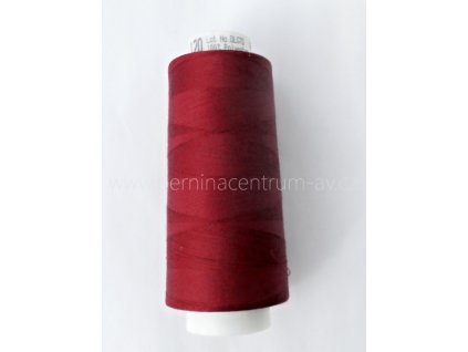 Amann Trojalock 120 9199-0106 vínová jednobarevná overlocková nit polyester 2500m