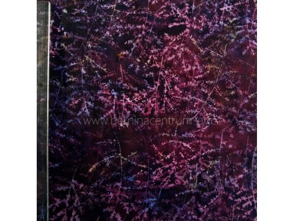 Hoffman 3360-519 bali batika vínová bavlněná látka patchwork