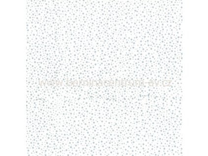 Hoffman 3019-125 bali batika puntík modrá bavlněná látka patchwork