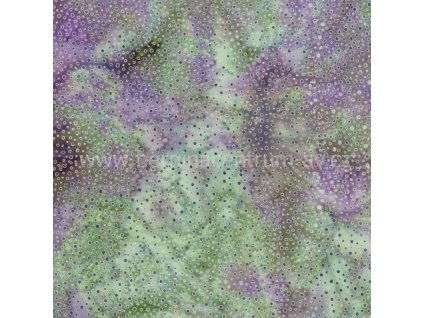 Hoffman 3019-128 bali batika puntík vícebarevná bavlněná látka patchwork