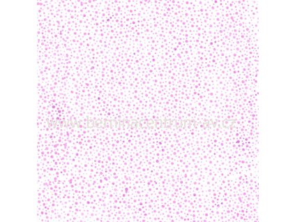 Hoffman 3019-131 bali batika puntík fialová bavlněná látka patchwork