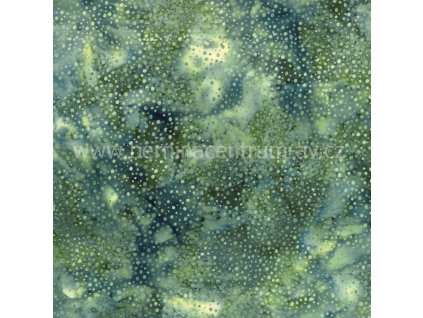 Hoffman 3019-137 bali batika puntík vícebarevná bavlněná látka patchwork