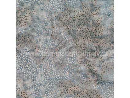 Hoffman 3019-149 bali batika puntík vícebarevná bavlněná látka patchwork