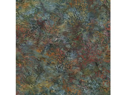 Hoffman 3361-731 bali batika vícebarevná bavlněná látka patchwork