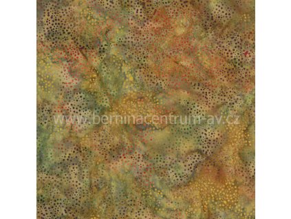 Hoffman 3019-161 bali batika puntík vícebarevná bavlněná látka patchwork