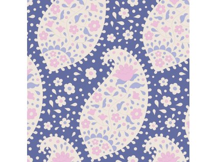 Tilda Plum Garden 999-208 květovaná bavlněná látka patchwork