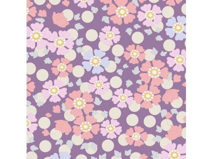 Tilda Plum Garden 999-213 květovaná bavlněná látka patchwork