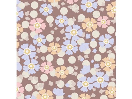 Tilda Plum Garden 999-214 květovaná bavlněná látka patchwork