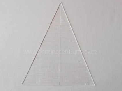 Pravítko patchwork Rovnoramenný trojúhelník