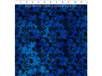 In The Beginning 999-266 Seasons modrá louka bavlněná látka patchwork