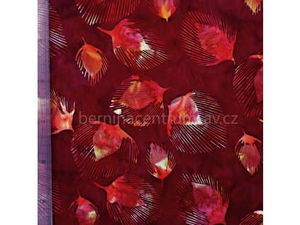 Hoffman 3364-725 bali batika vícebarevná bavlněná látka patchwork