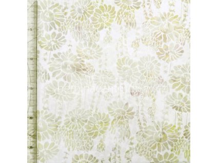 Hoffman 3364-111 bali batika zelená bavlněná látka patchwork